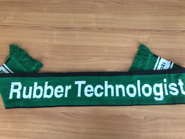 SCARF with "Rubber Technologist" Word