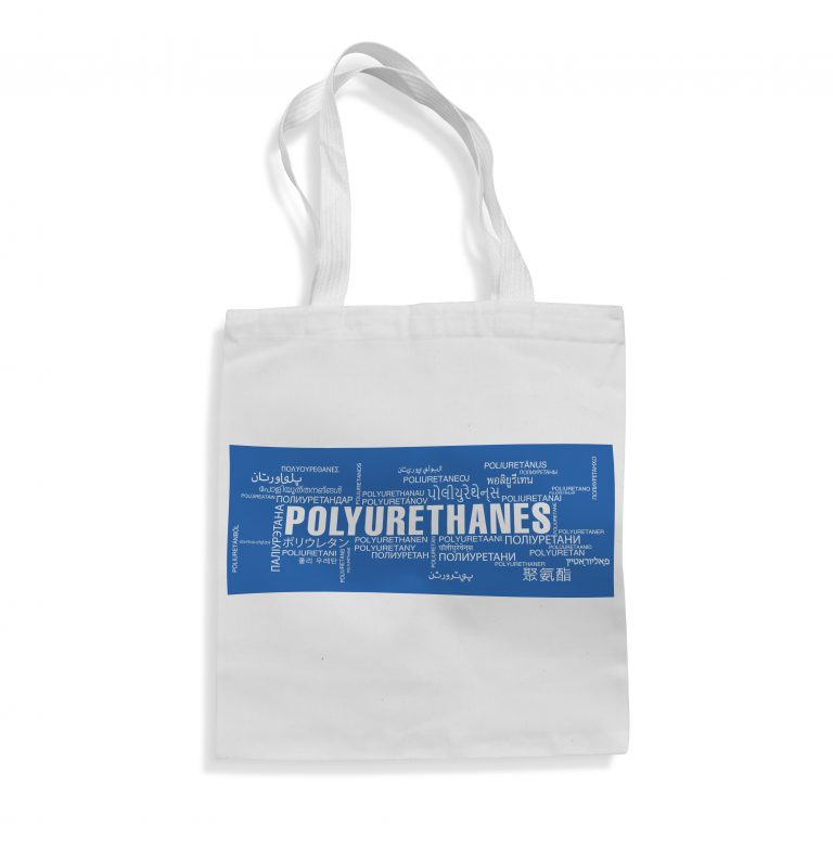 Cotton Bag with "Polyurethanes"  Word