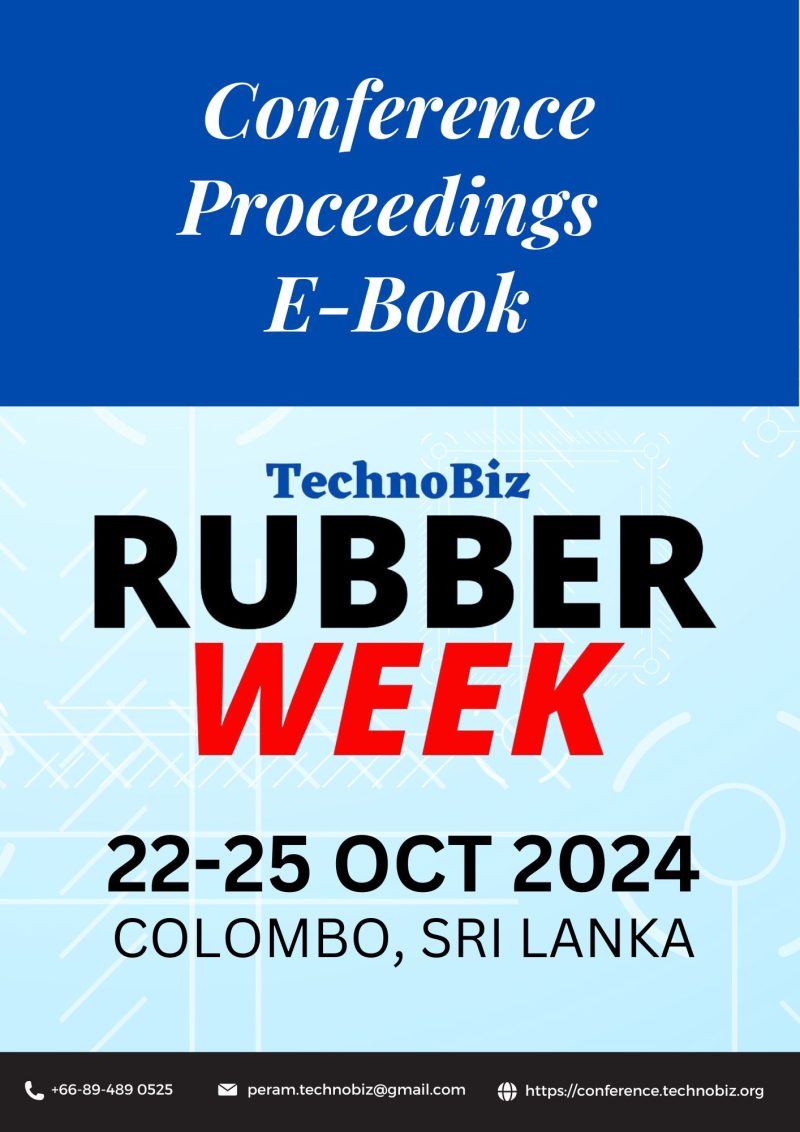 TechnoBiz Rubber Week 2024 | 22-25 Oct 2024 | Conference Proceedings Book (PDF)