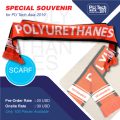 Scarf  with "Polyurethanes" Word